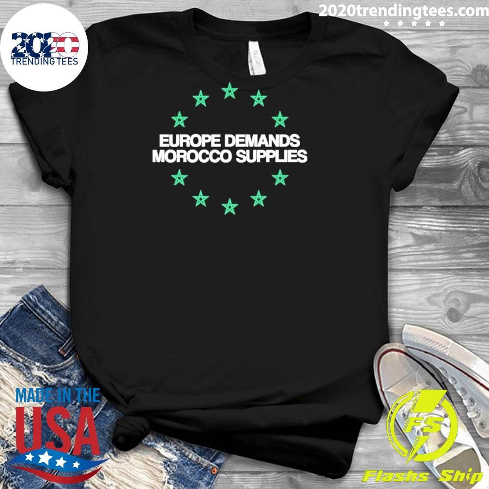 Europe Demands Morocco Supplies Star Circle Shirt