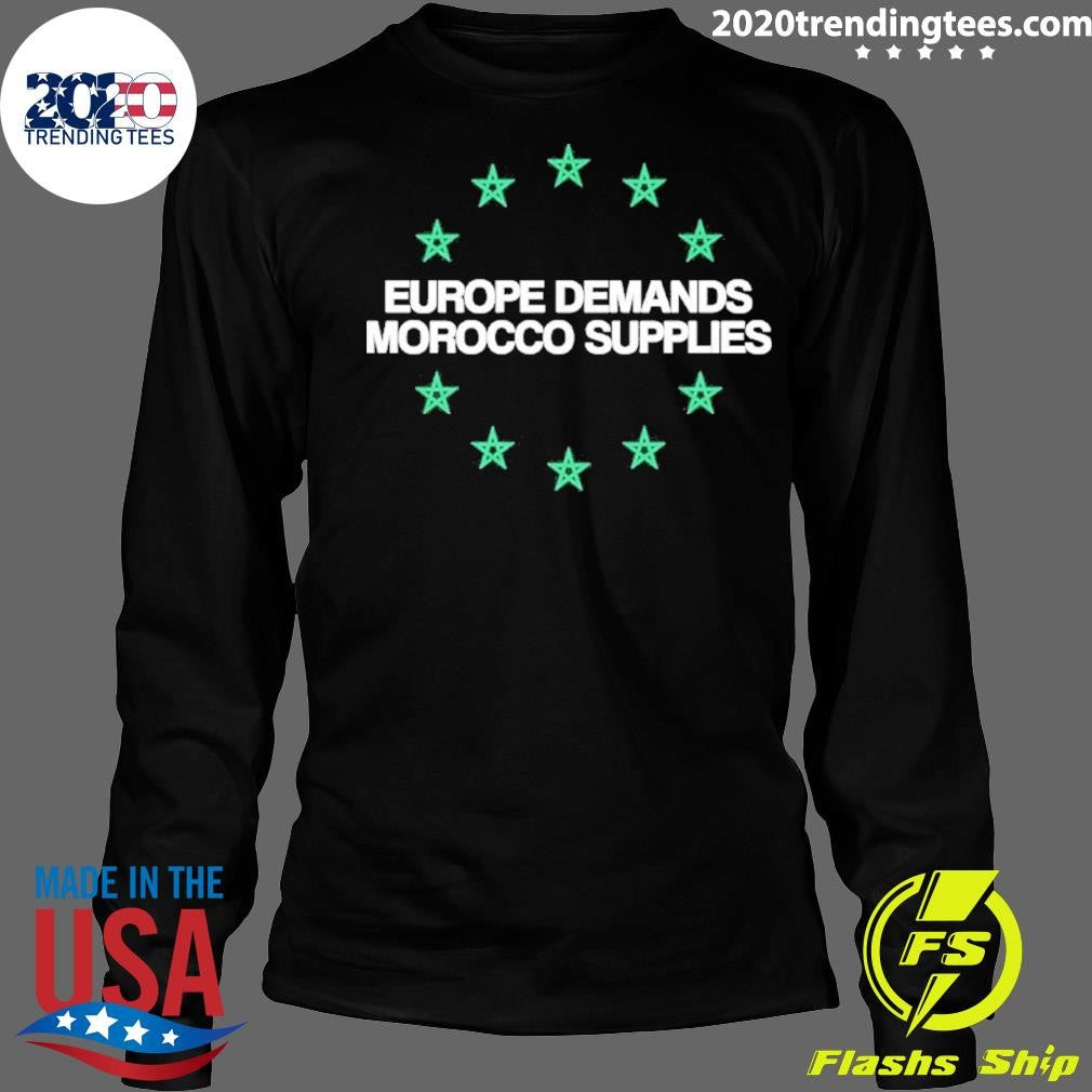 Europe Demands Morocco Supplies Star Circle Shirt