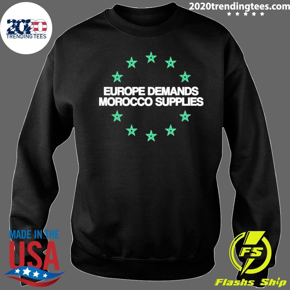 Europe Demands Morocco Supplies Star Circle Shirt