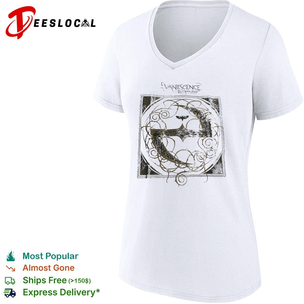 Evanescence The Open Door Logo and Moth Gothic Symbol shirt