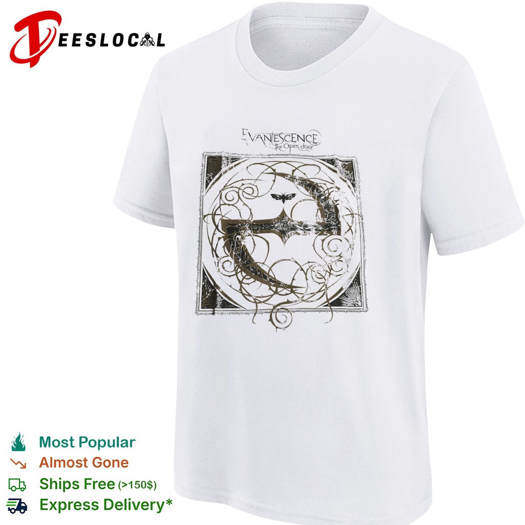 Evanescence The Open Door Logo and Moth Gothic Symbol shirt