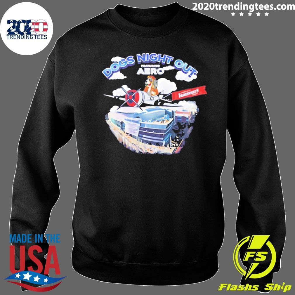 Evansville Thunderbolts Dog’s Night Out Shirt