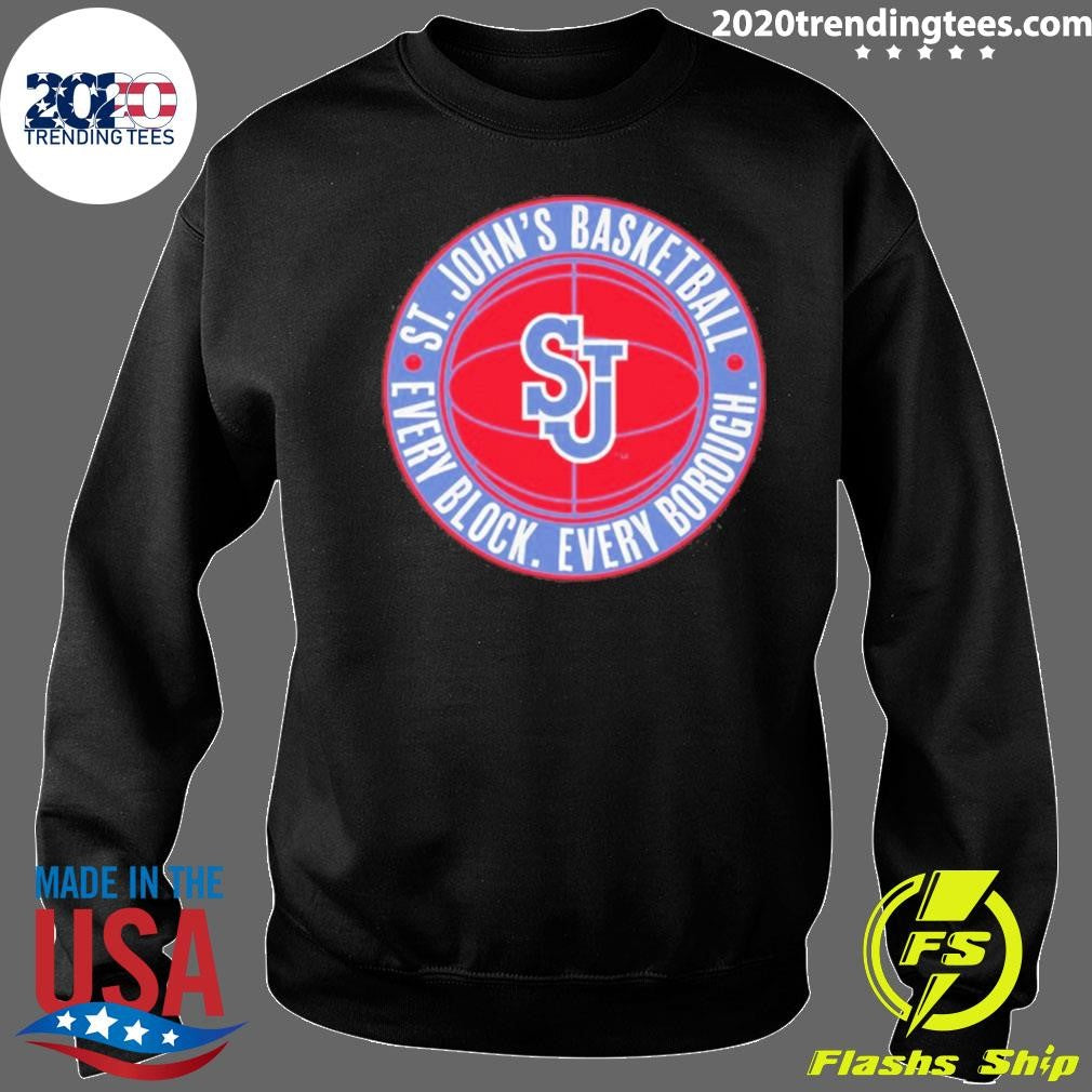 Every Block Every Borough St. John’s Red Storm Basketball Logo 2026 Shirt