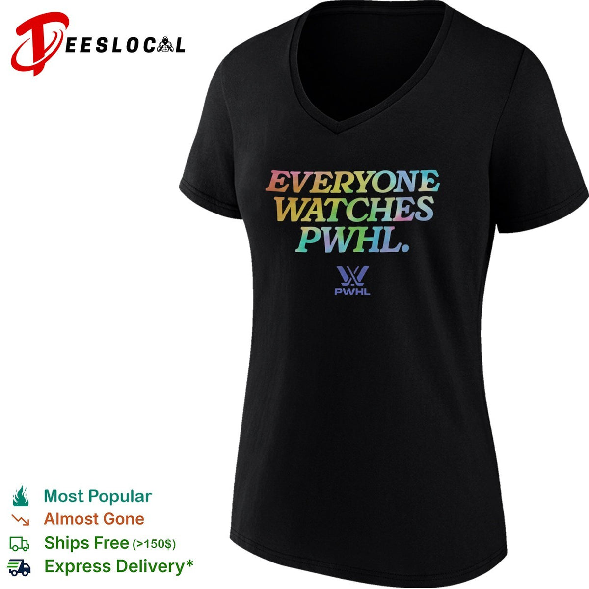 Everyone Watches League Logo Pride Rainbow shirt