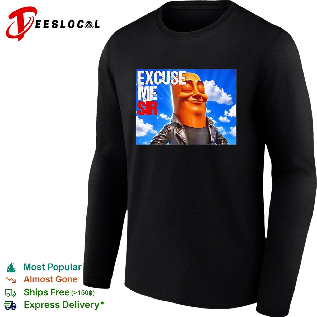 Excuse me sir The Rock Dwayne Johnson parody pop culture meme wood grain shirt