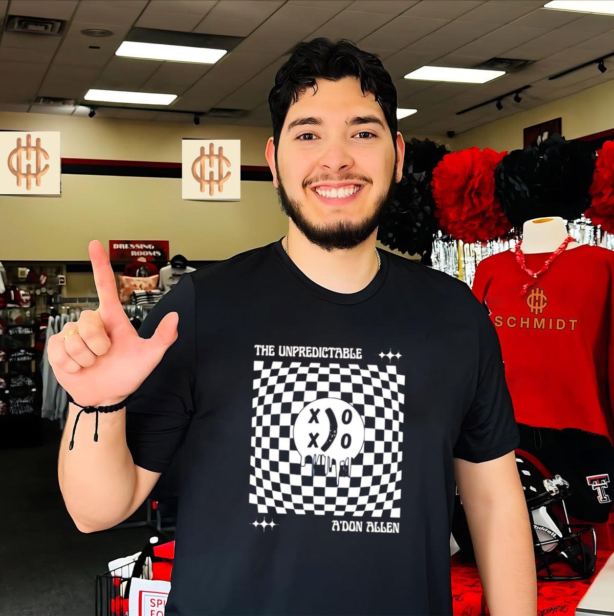 The unpredictable a’don allen shirt