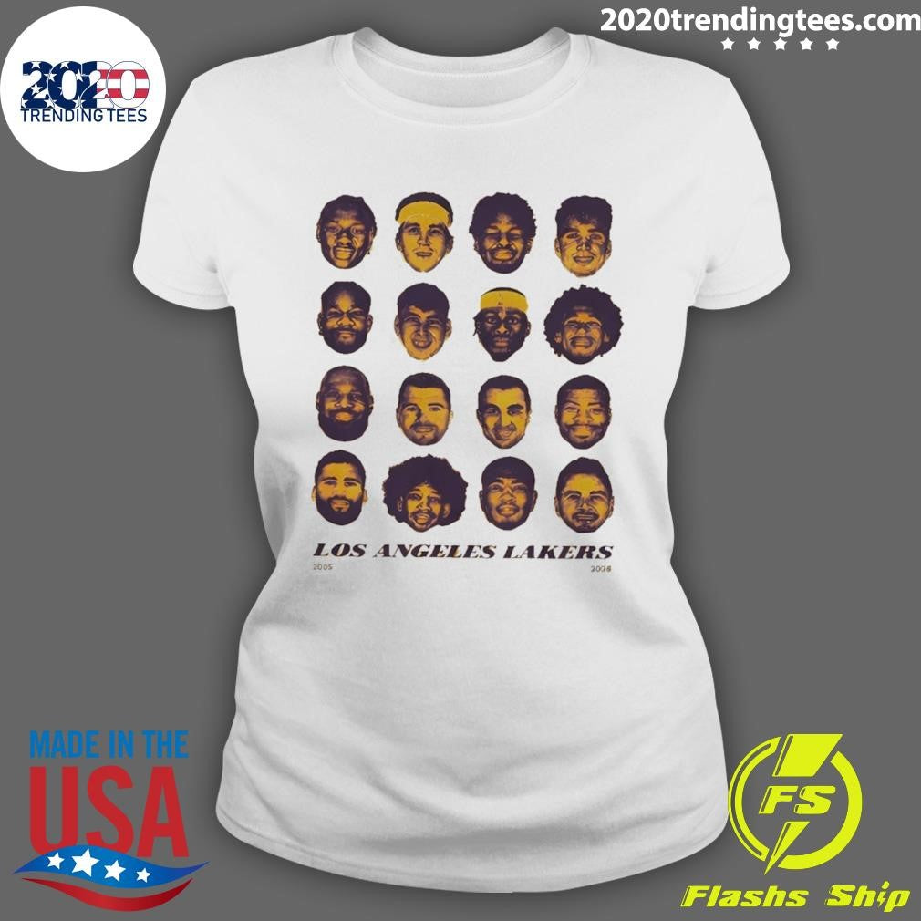 Face All Team Los Angeles Lakers Basketball Nba Graphic Vintage Shirt