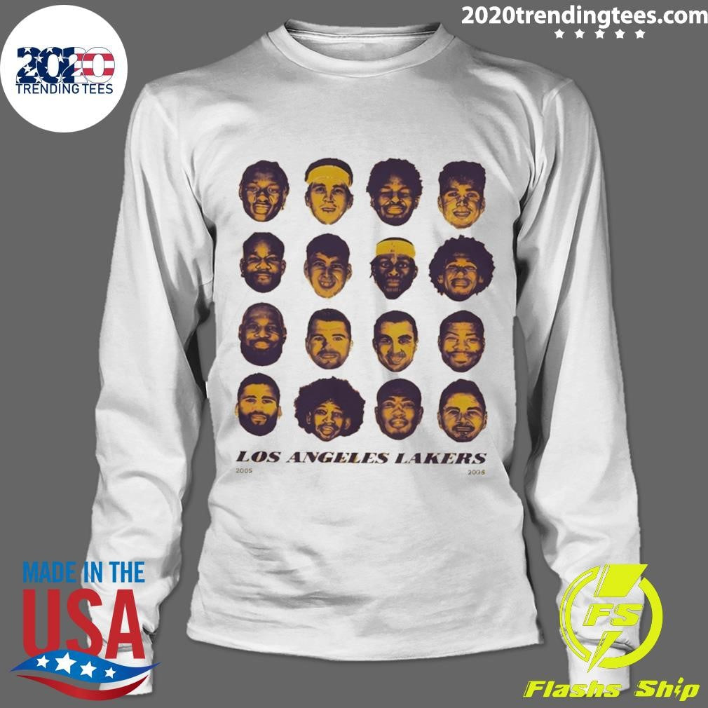 Face All Team Los Angeles Lakers Basketball Nba Graphic Vintage Shirt