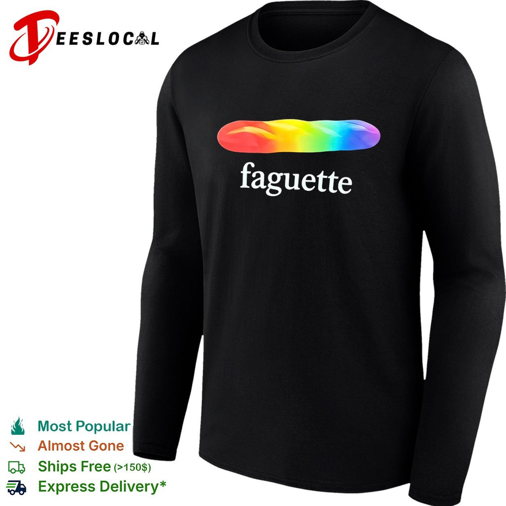 Faguette LGBTQ Pride Rainbow Bread Shirt