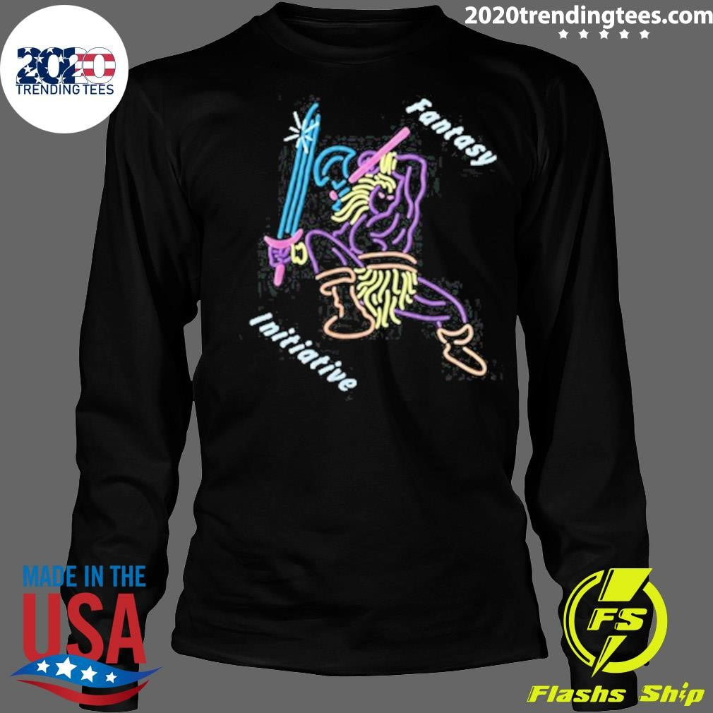 Fantasy Initiative Slash Puff Print Tee Shirt