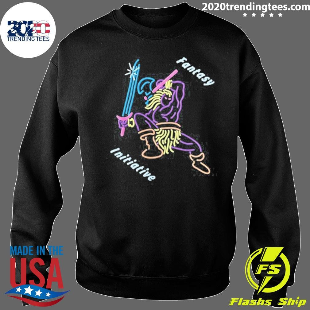 Fantasy Initiative Slash Puff Print Tee Shirt