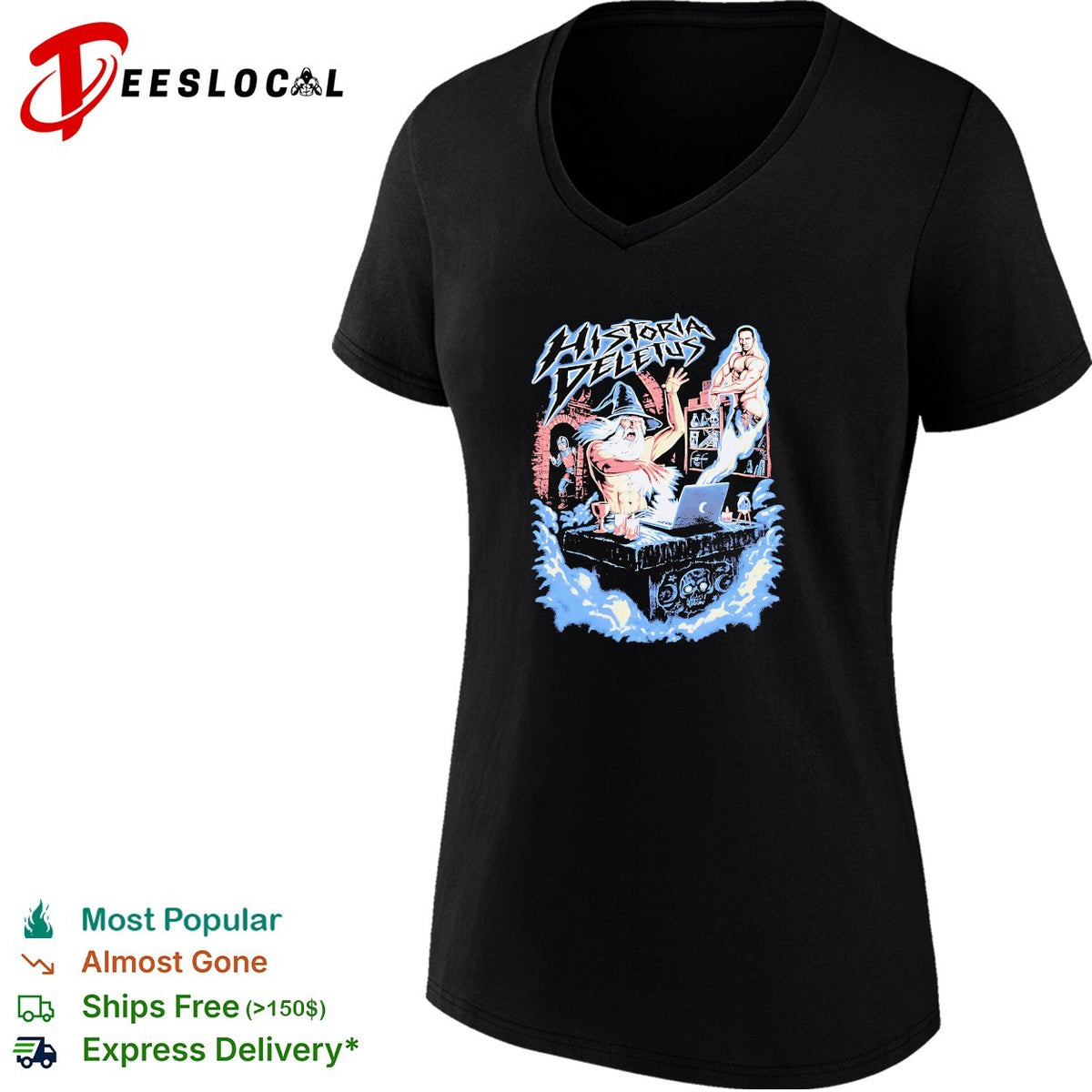 Fantasy king throne ship illustration art shirt