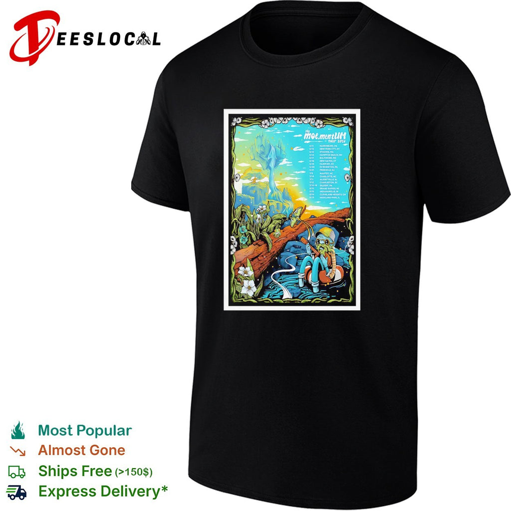 Fantasy nature tour poster scenic illustration concert shirt