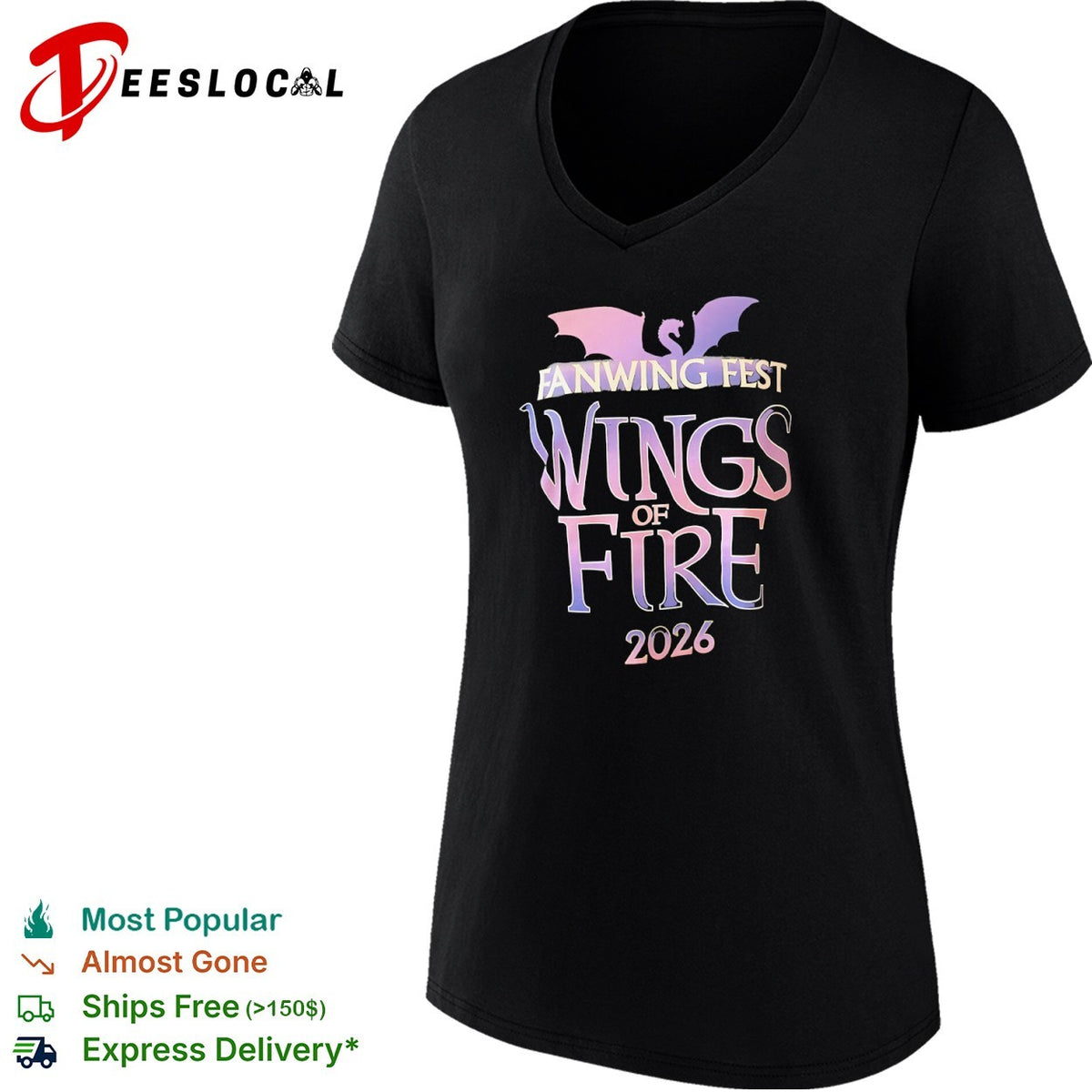 Fanwing Fest Wings of Fire 2026 shirt