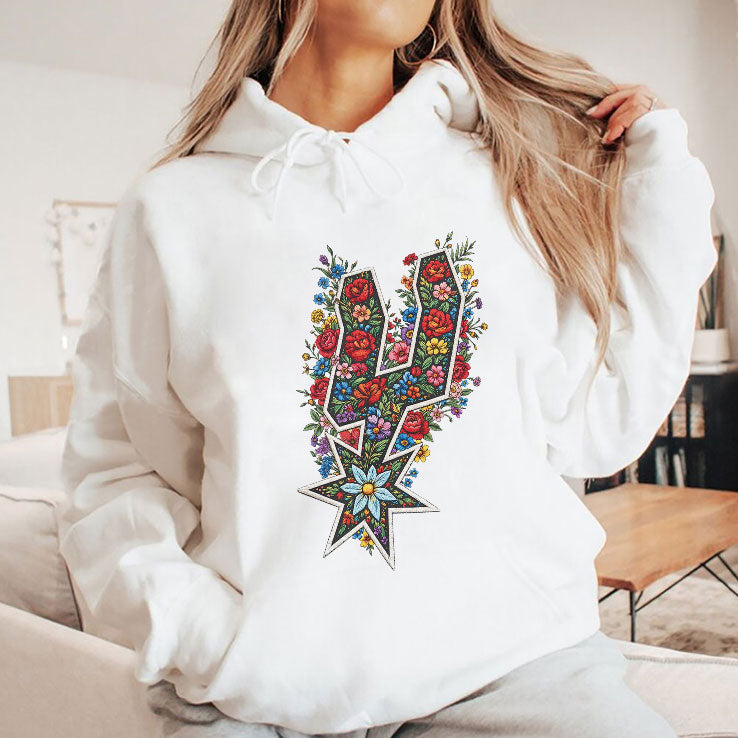 Faux Floral Spurs San Antonio Basketball Shirt