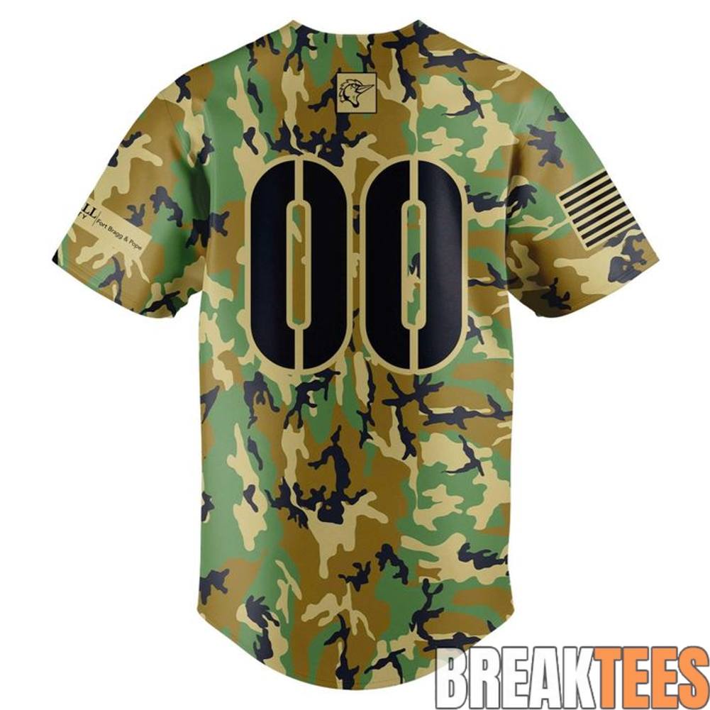 Fayetteville Woodpeckers x Military Appreciation Camo Custom Jersey
