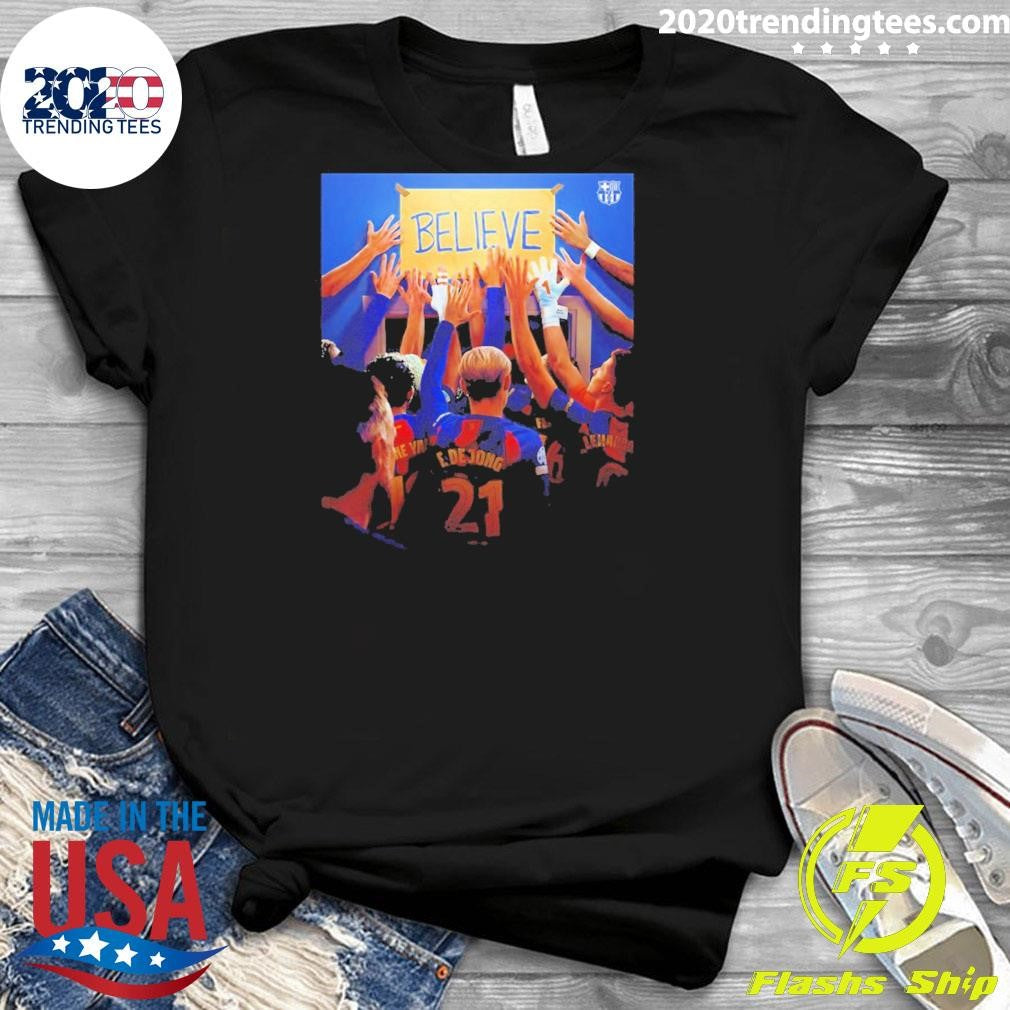 Fc Barcelona Believe 2026 Photo Shirt