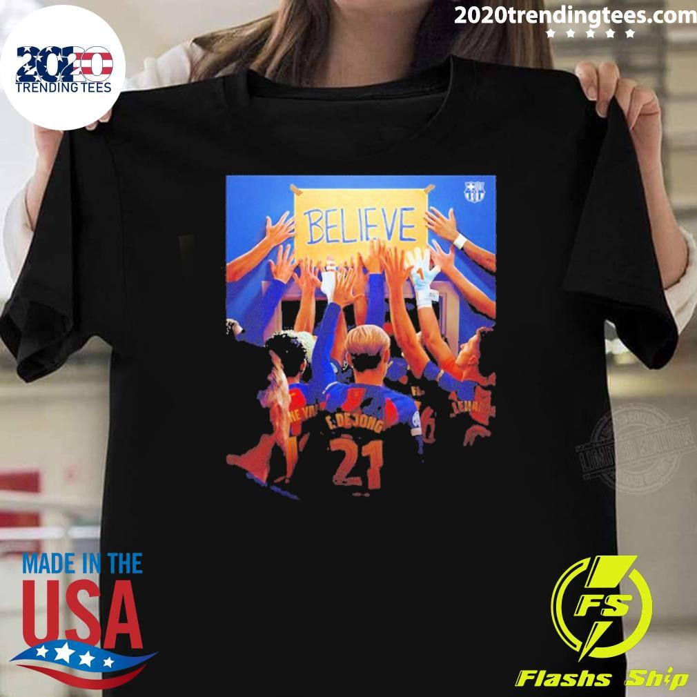 Fc Barcelona Believe 2026 Photo Shirt