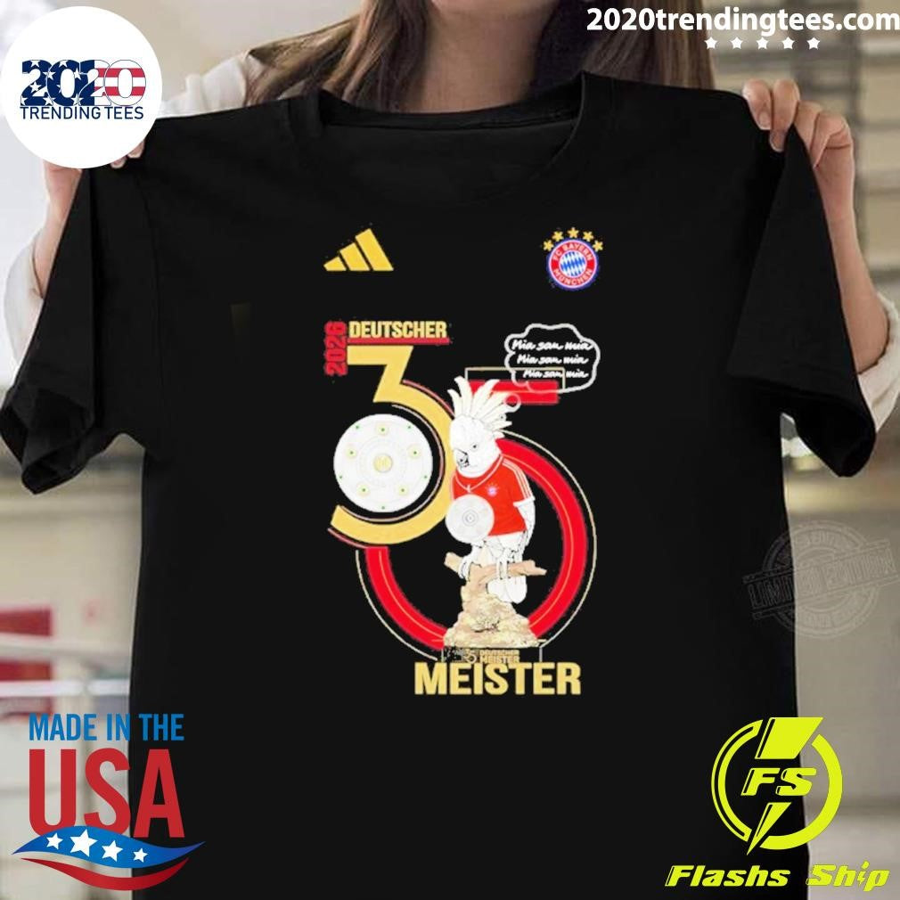 Fc Bayern Munchen 2026 Deutscher Meister Trophy Shirt