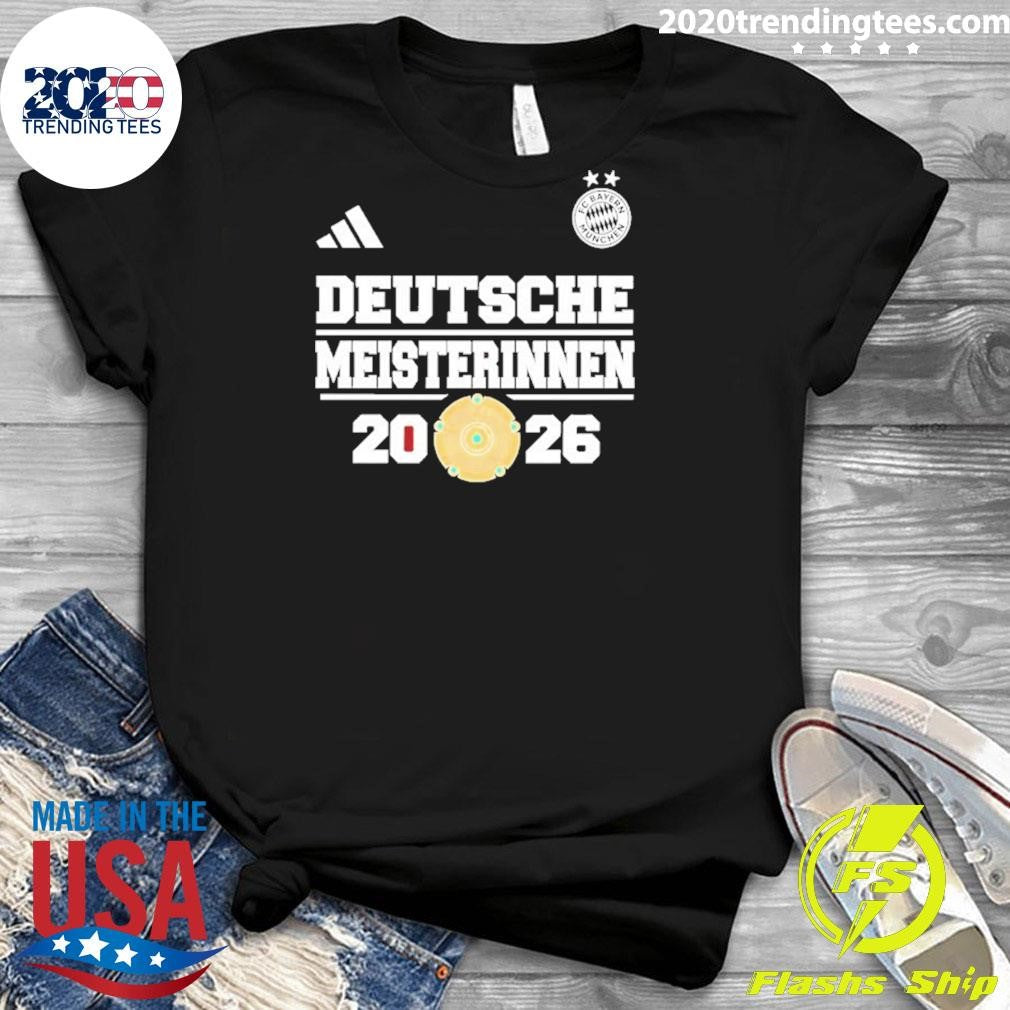 Fc Bayern Munchen Deutsche Meisterinnen 2026 Shirt