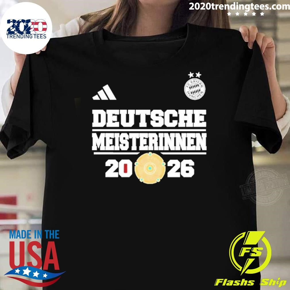 Fc Bayern Munchen Deutsche Meisterinnen 2026 Shirt
