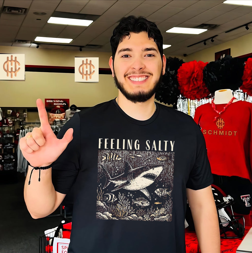 Feeling Salty fish retro shirt