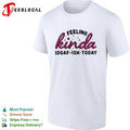 Feeling kinda IDGAF ish today bold script typography shirt