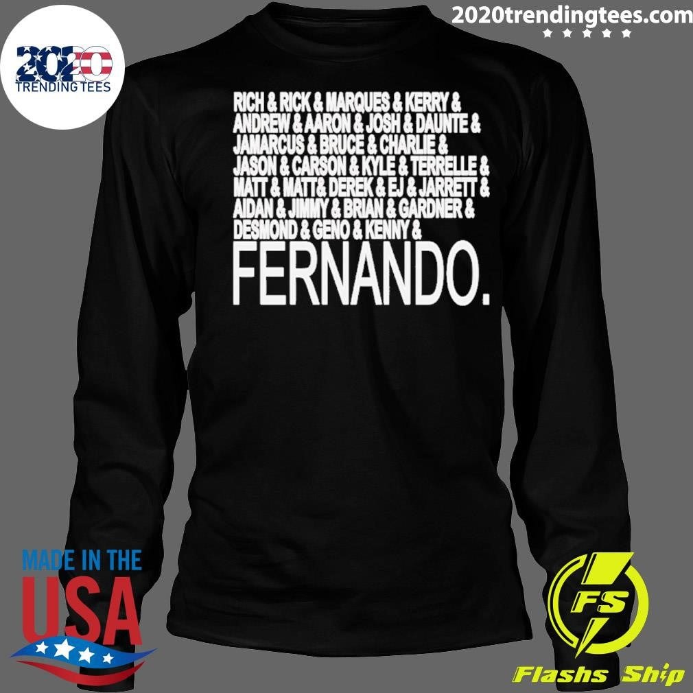 Fernando And The Previous Raiders’ Qbs Shirt