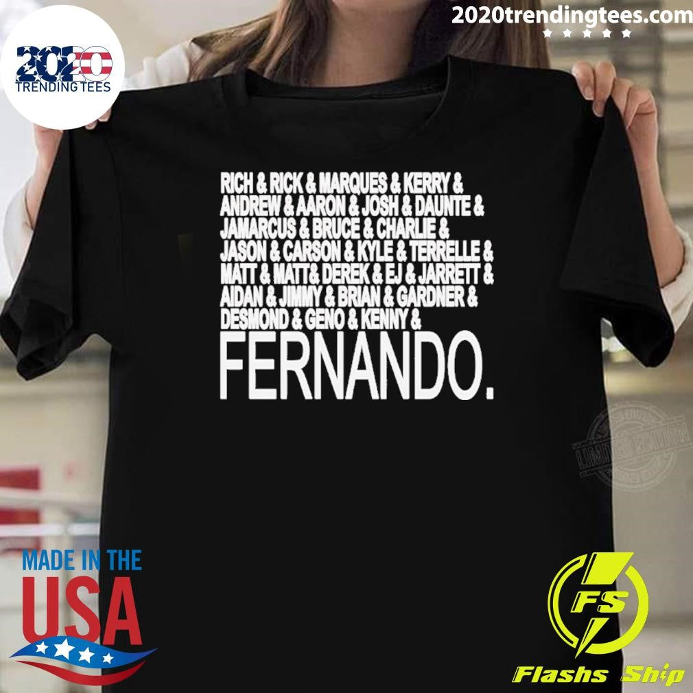Fernando And The Previous Raiders’ Qbs Shirt
