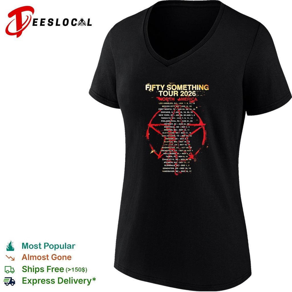 Fifty Something Tour 2026 North America concert dates rock music band tour shirt