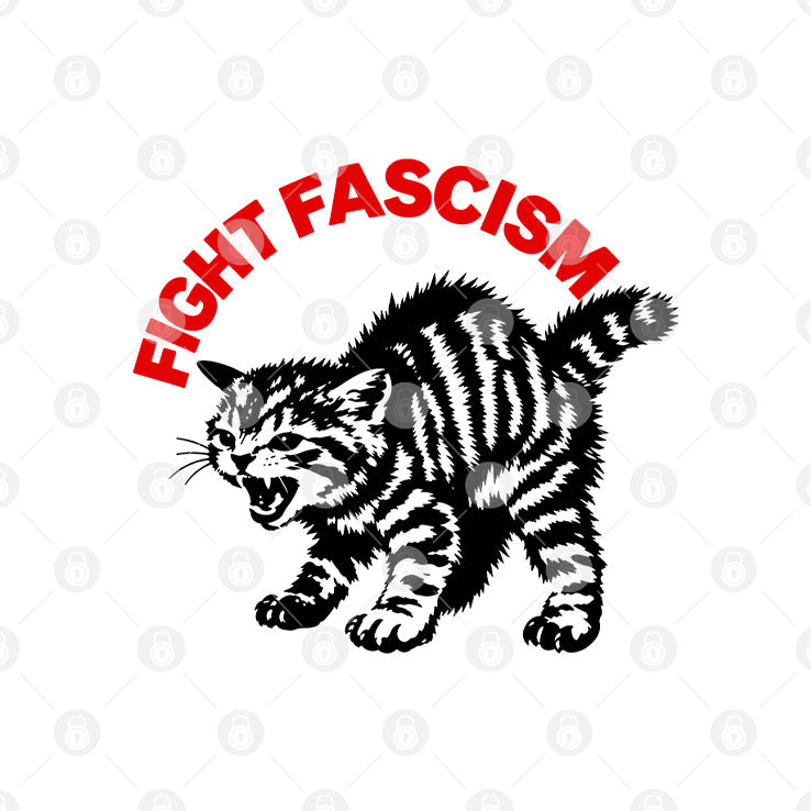 Fight Fascism Grumpy Cat T Shirt