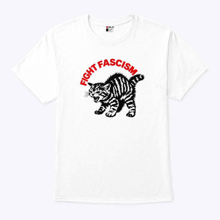 Fight Fascism Grumpy Cat T Shirt