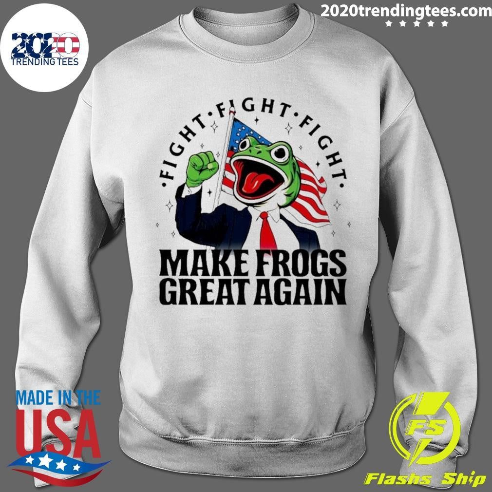 Fight Make Frogs Great Again Funny Shirt