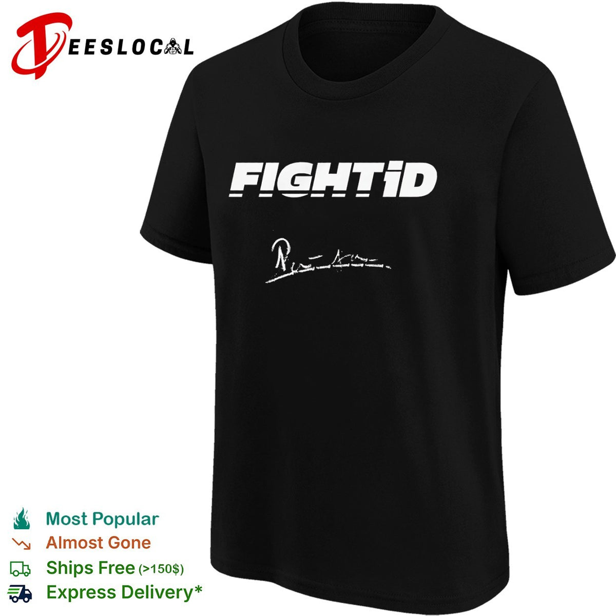 Fightid logo and signature shirt