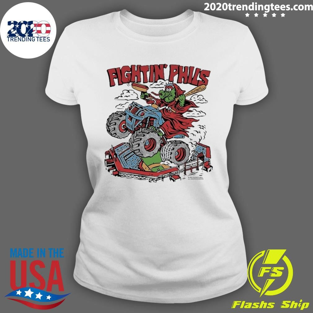 Fightin’ Phils Phillie Phanatic Mascot Racing Shirt