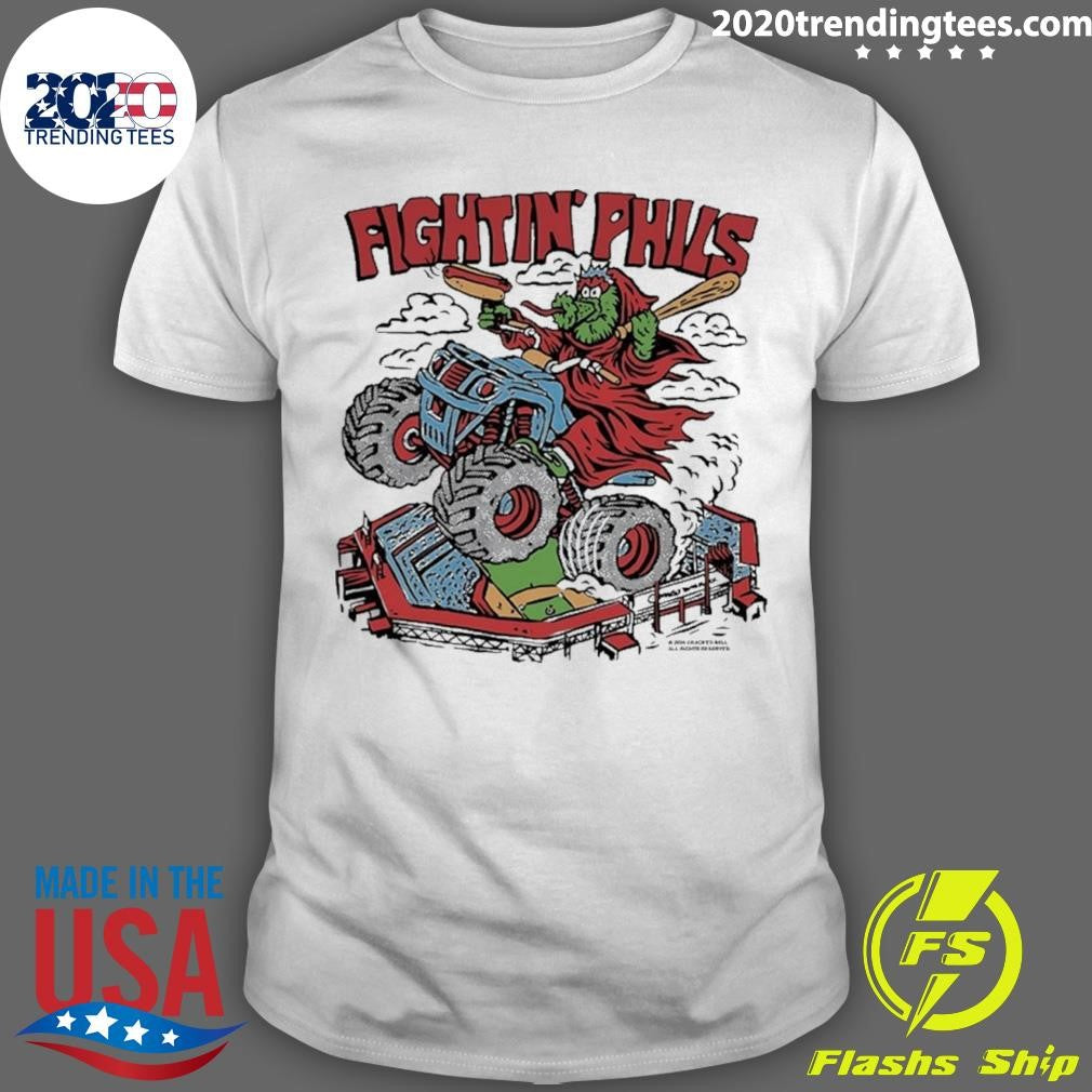 Fightin’ Phils Phillie Phanatic Mascot Racing Shirt
