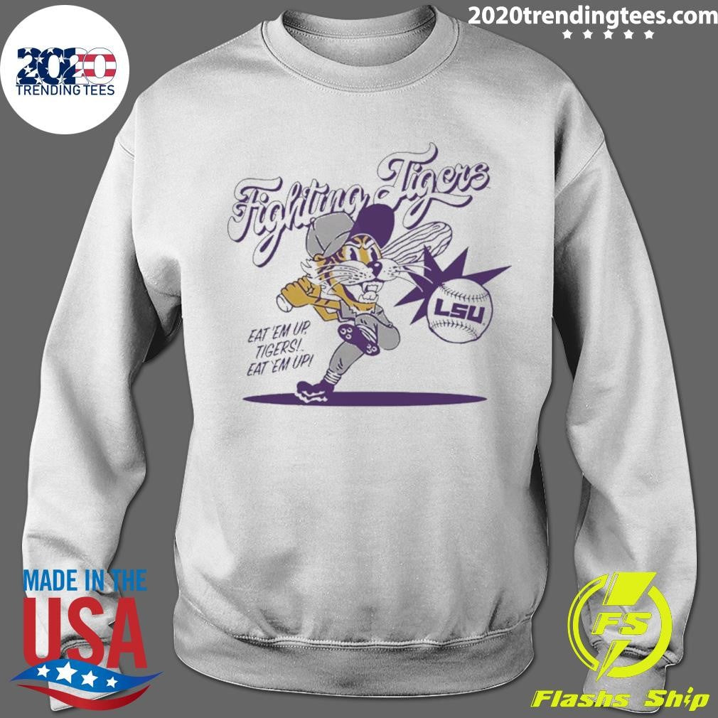 Fighting Tigers Lsu Baseball Eat ’em Up Tigers Eat ’em Up Shirt