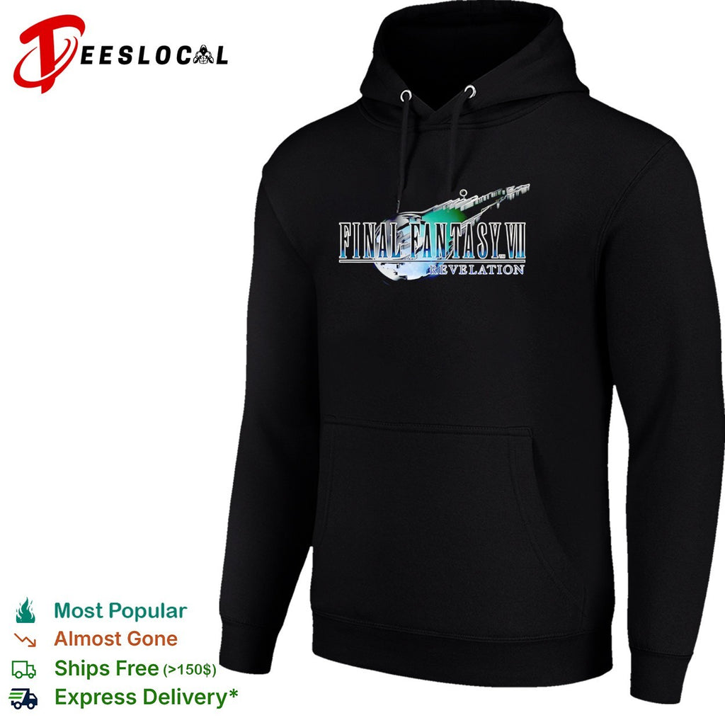 Final Fantasy VII Revelation Logo Design Character Franchise Gaming Pop Culture shirt