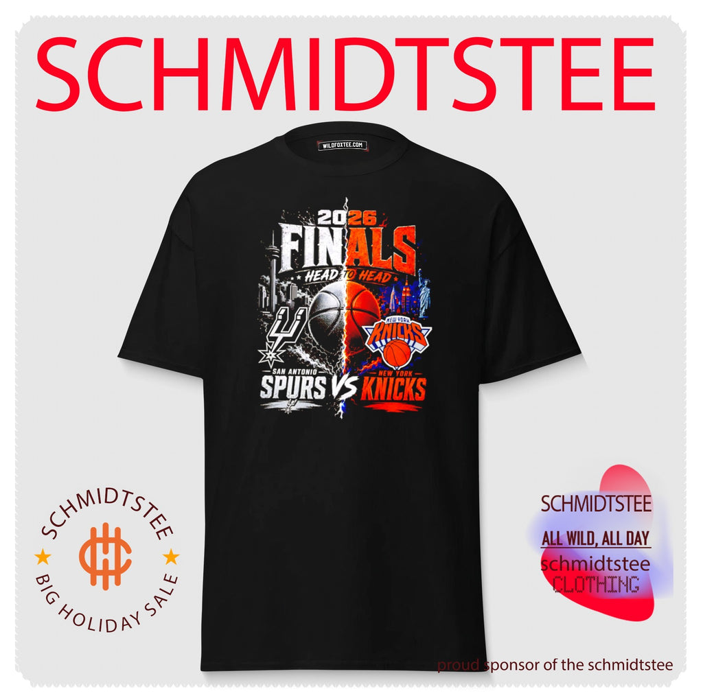 Finals 2026 Spurs vs Knicks Basketball head to head shirt