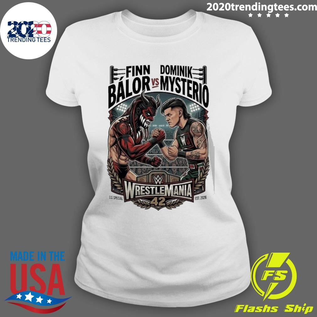 Finn Balor vs Dominik Mysterio WrestleMania 42 Graphic Shirt