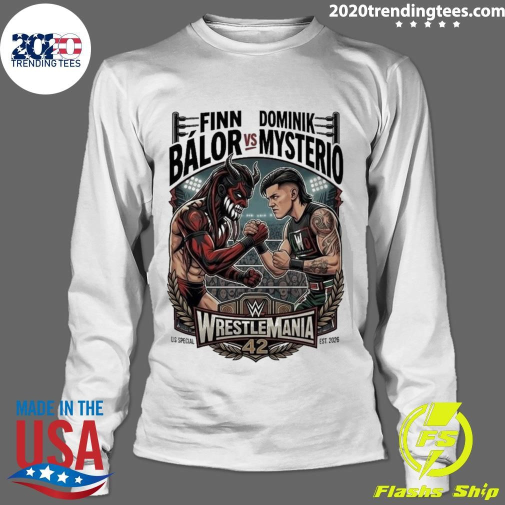 Finn Balor vs Dominik Mysterio WrestleMania 42 Graphic Shirt