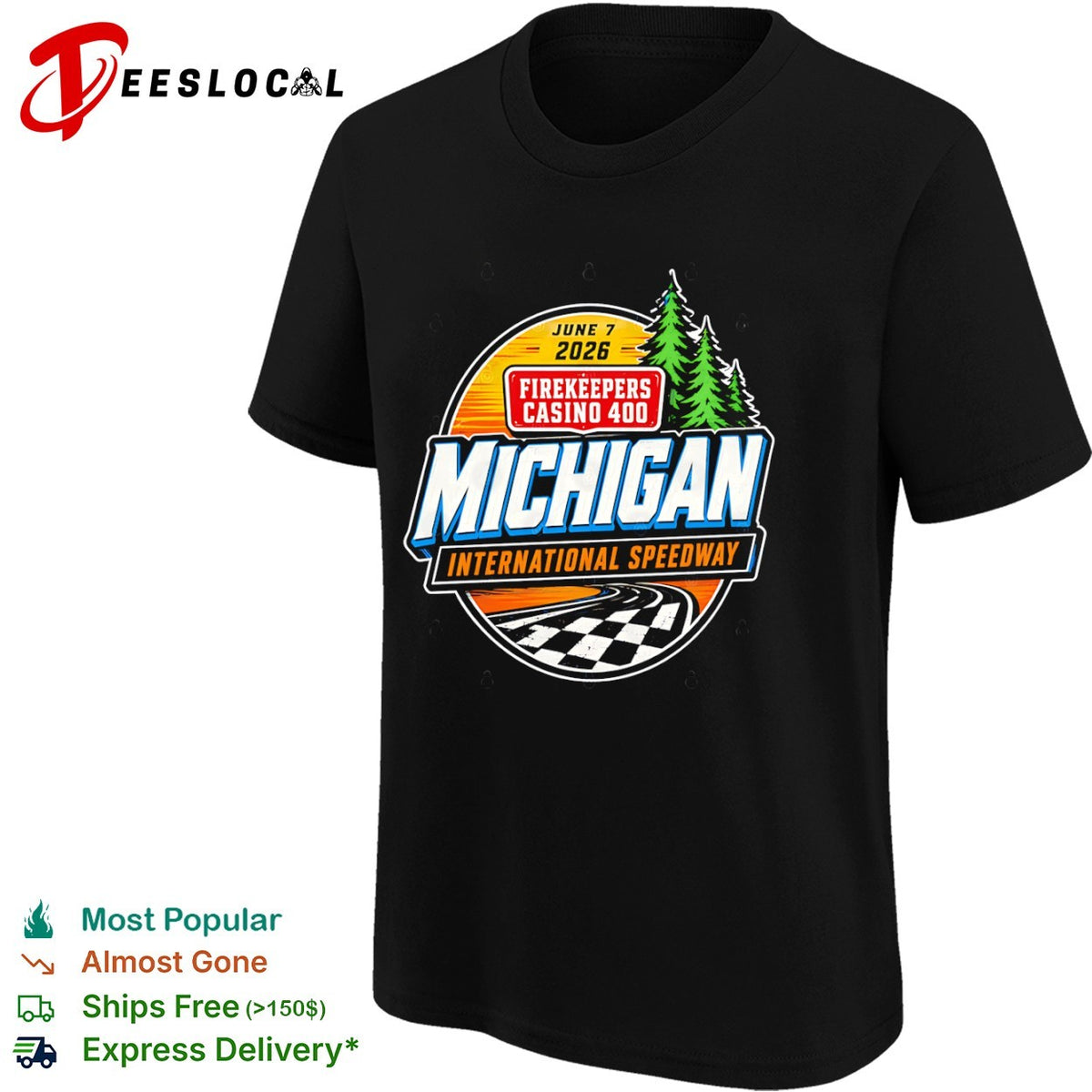 Firekeepers Casino 400 June 7 2026 Michigan International Speedway NASCAR shirt