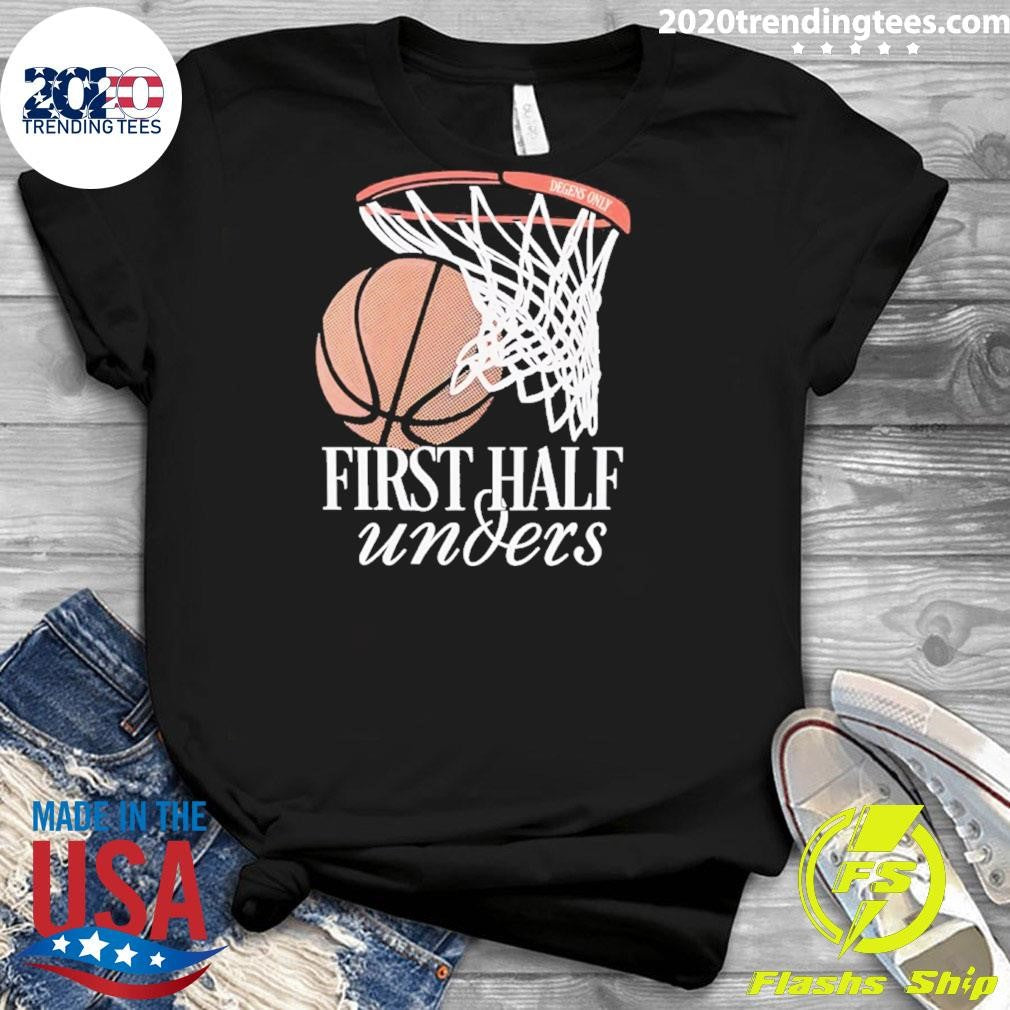 First Half Unders Campus Tour Basketball Shirt