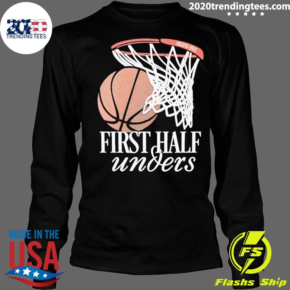 First Half Unders Campus Tour Basketball Shirt