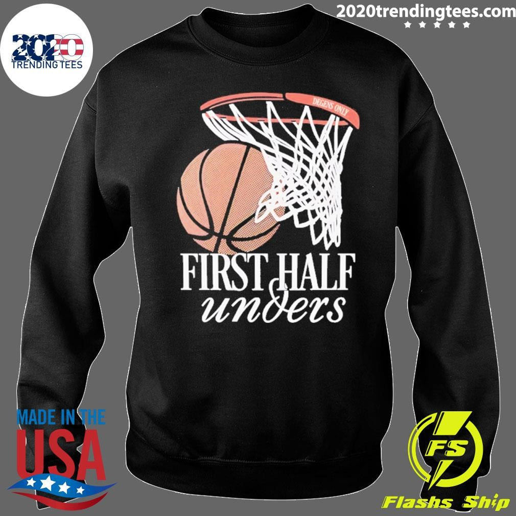 First Half Unders Campus Tour Basketball Shirt