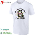 First of all Jesus thinks I am a delight frog coffee drinker shirt