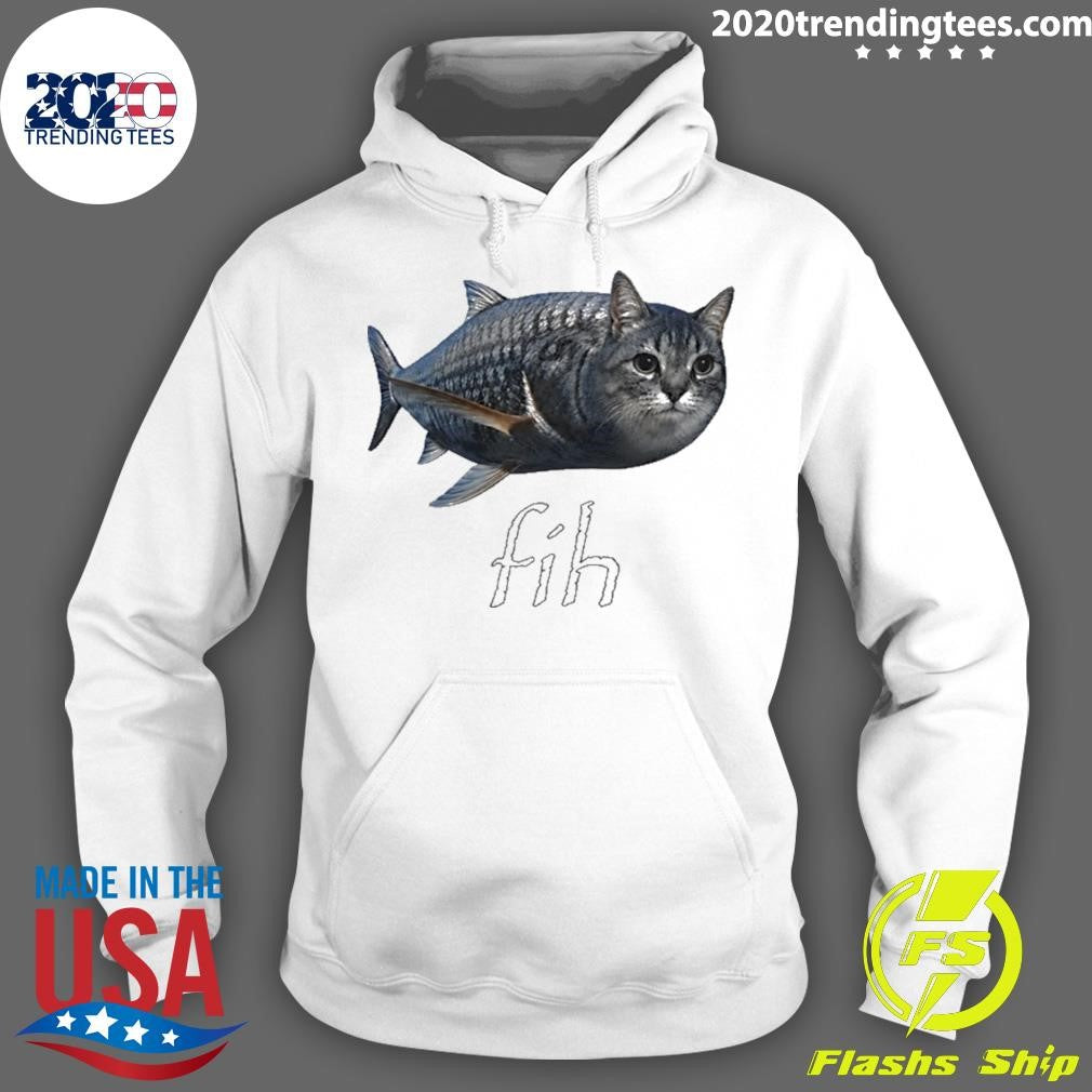 Fish X Cat Fih Funny Shirt