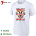 Fitness gym humor adult quote bold graphic shirt
