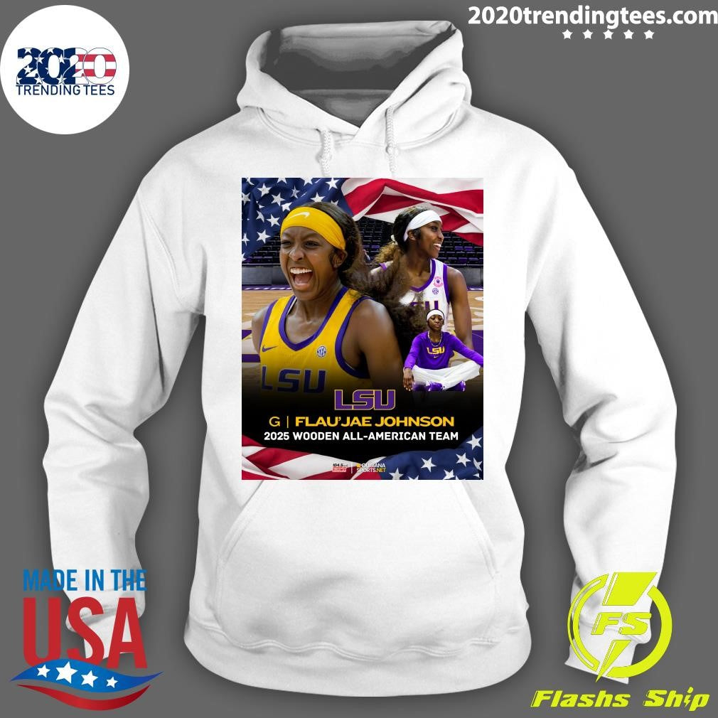 Flau’jae Johnson Named Wooden All-American at LSU Shirt