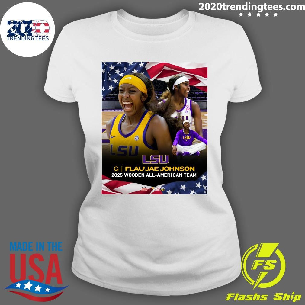 Flau’jae Johnson Named Wooden All-American at LSU Shirt